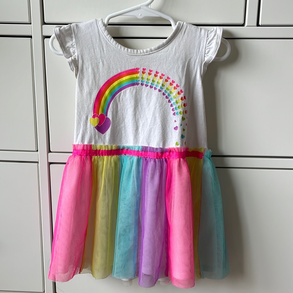 Rainbow Tulle Dress